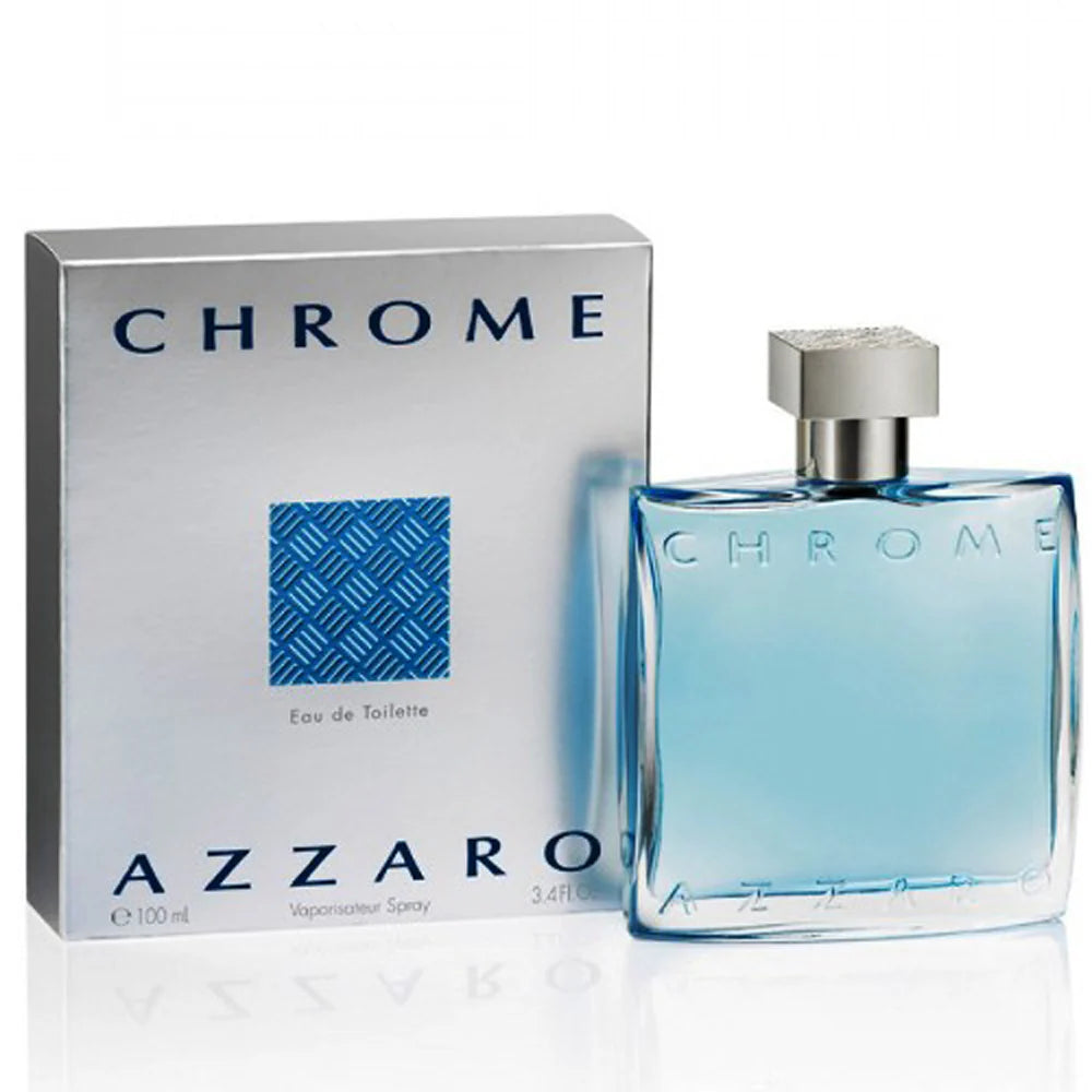 Azzaro Chrome Eau de Toilette 100ml - flacon de parfum homme frais et aquatique