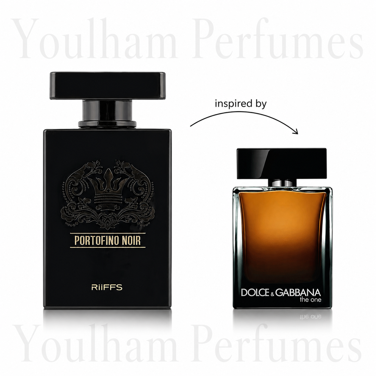 Portofino Noir Riiffs, parfum aromatique épicé pour homme – Youlham Perfumes Maroc