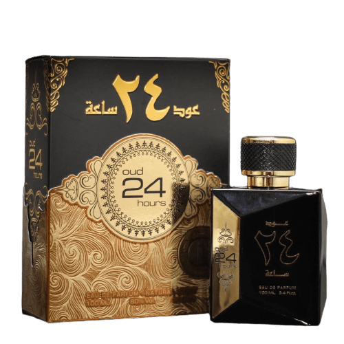 Oud 24 Hours Ard Al Zaafaran – Eau de Parfum 100 ml, flacon doré