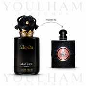 Flacon Bonita Maison Asrar Eau de Parfum chypré gourmand pour femme