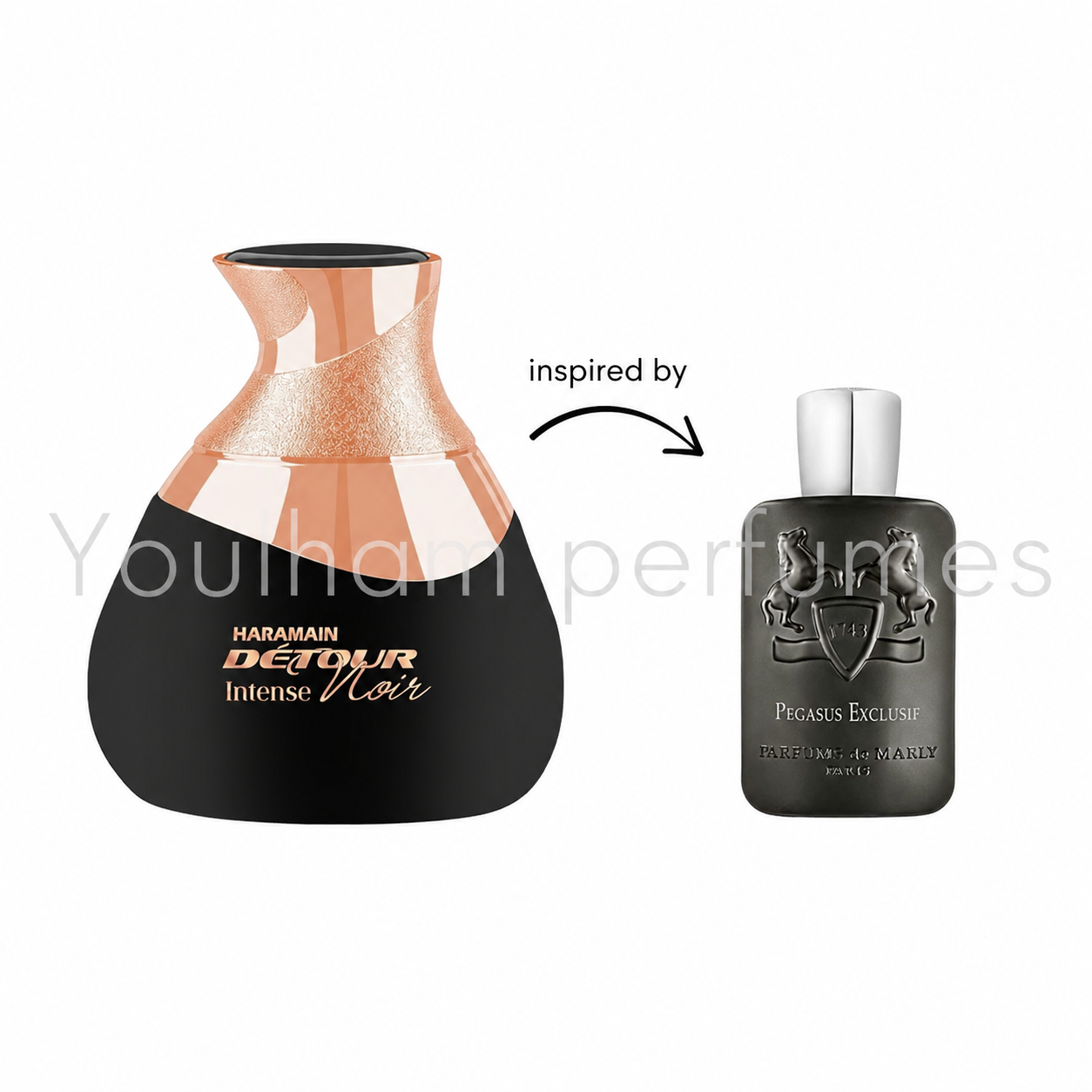 Flacon Detour Noir Intense Al Haramain Eau de Parfum pour homme