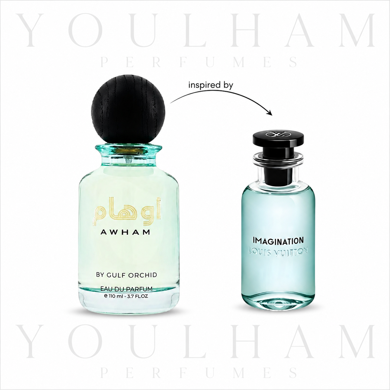 Flacon Awham Gulf Orchid Eau de Parfum floral ambré mixte