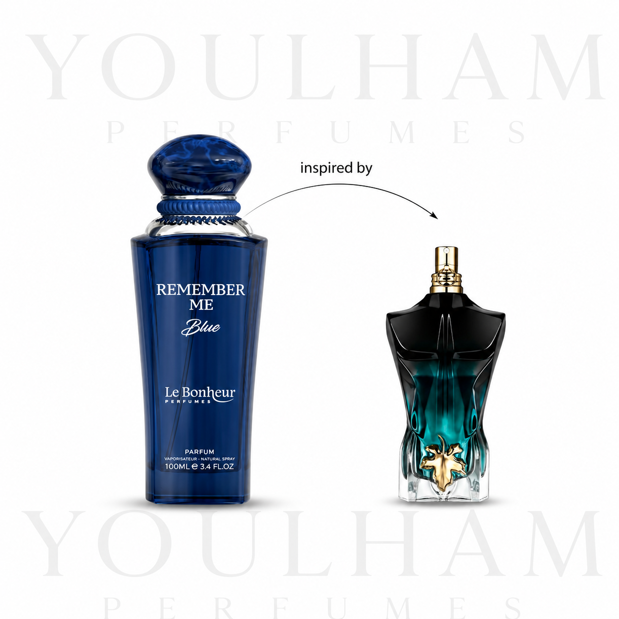 Remember Me Blue Almas, parfum oriental fougère – Youlham Perfumes Maroc