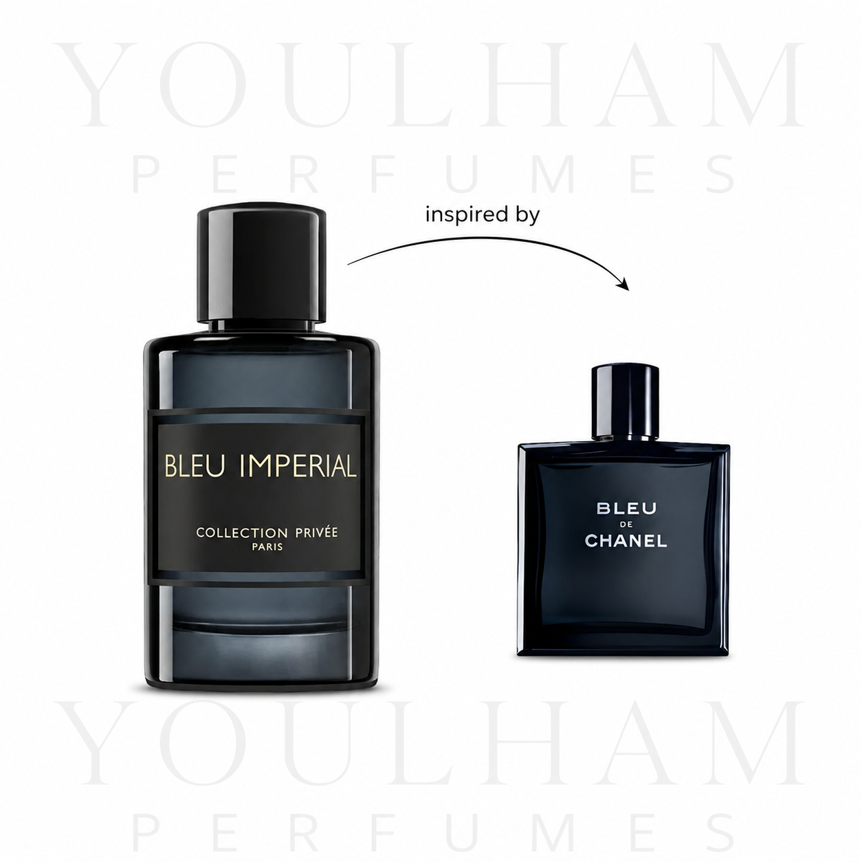 Flacon Blue Impérial Geparlys Eau de Parfum boisé aromatique pour homme