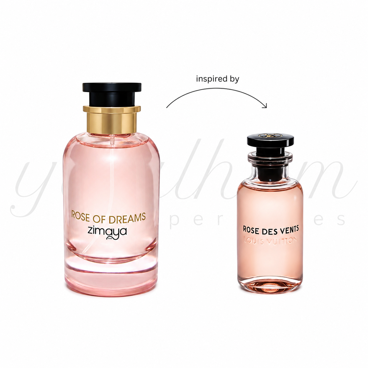 Rose of Dreams Zimaya, parfum floral fruité – Youlham Perfumes Maroc