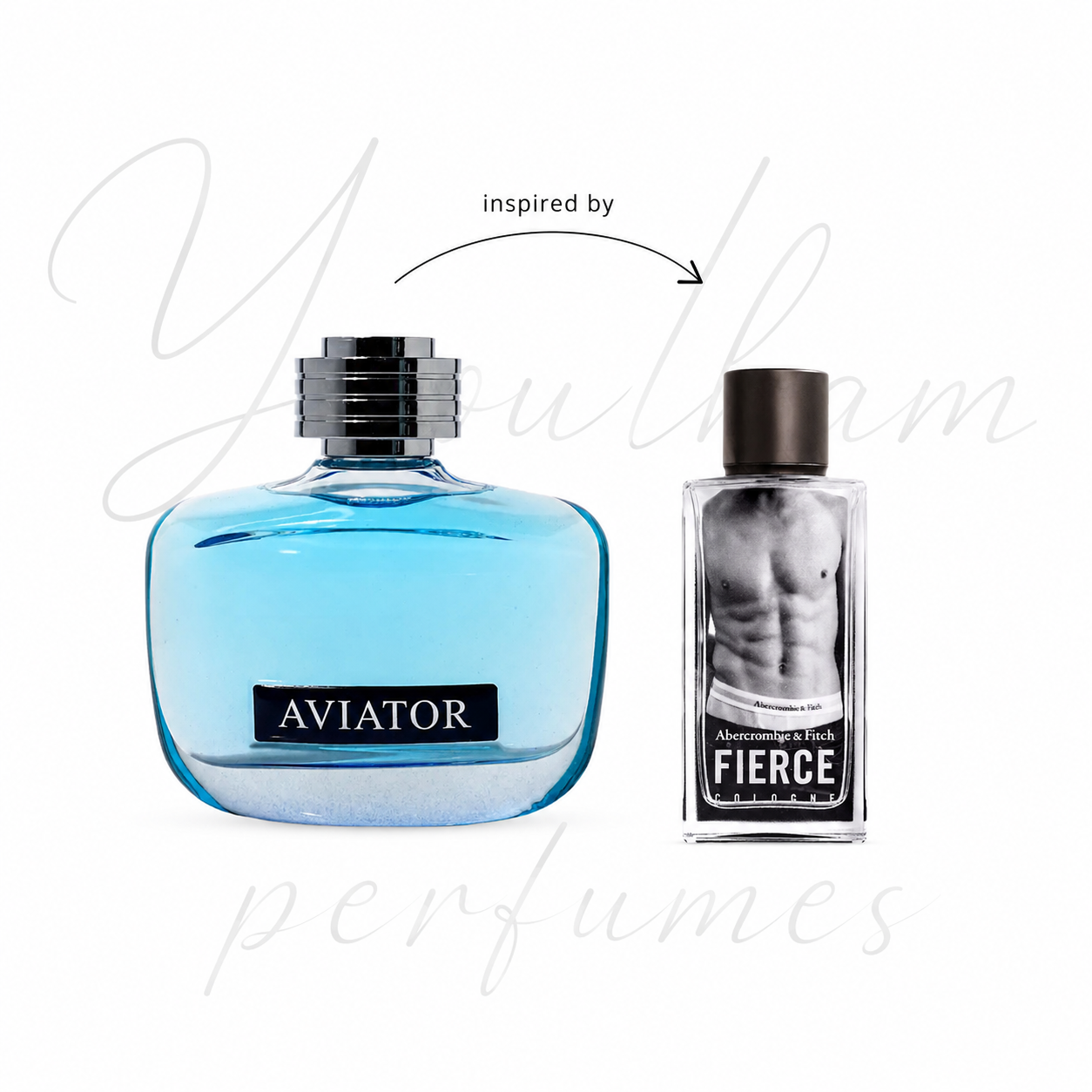 Flacon Aviator Authentic Paris Bleu Eau de Toilette pour homme