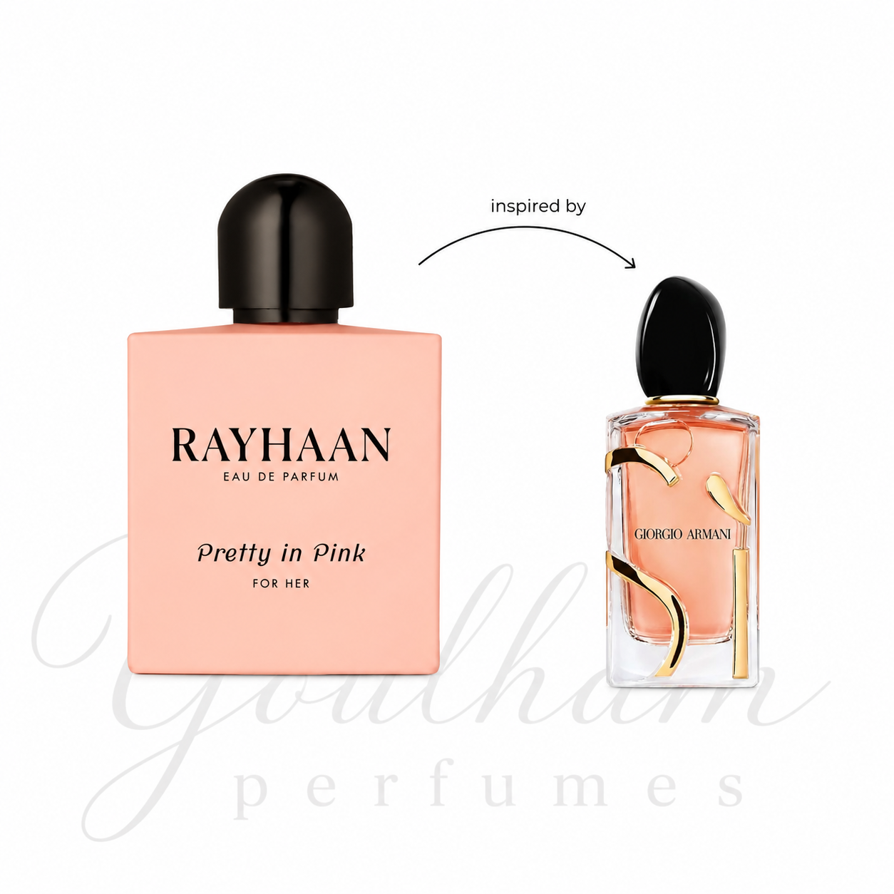 Pretty in Pink Rayhaan, parfum floral fruité pour femme – Youlham Perfumes Maroc