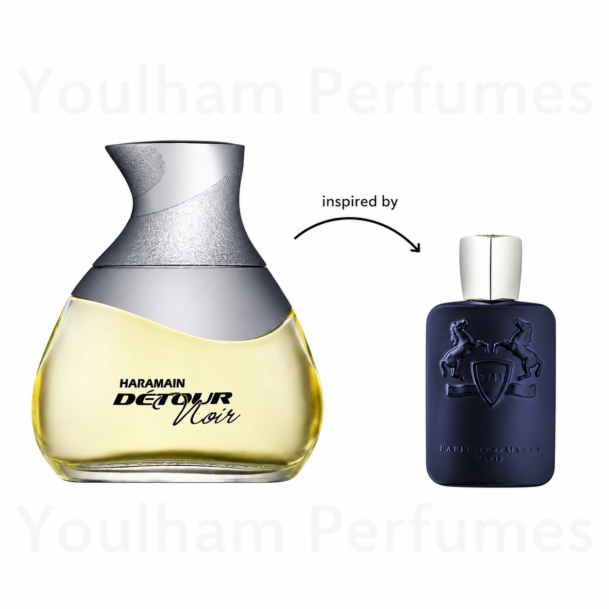 Flacon Detour Noir Al Haramain Eau de Parfum oriental boisé gourmand mixte