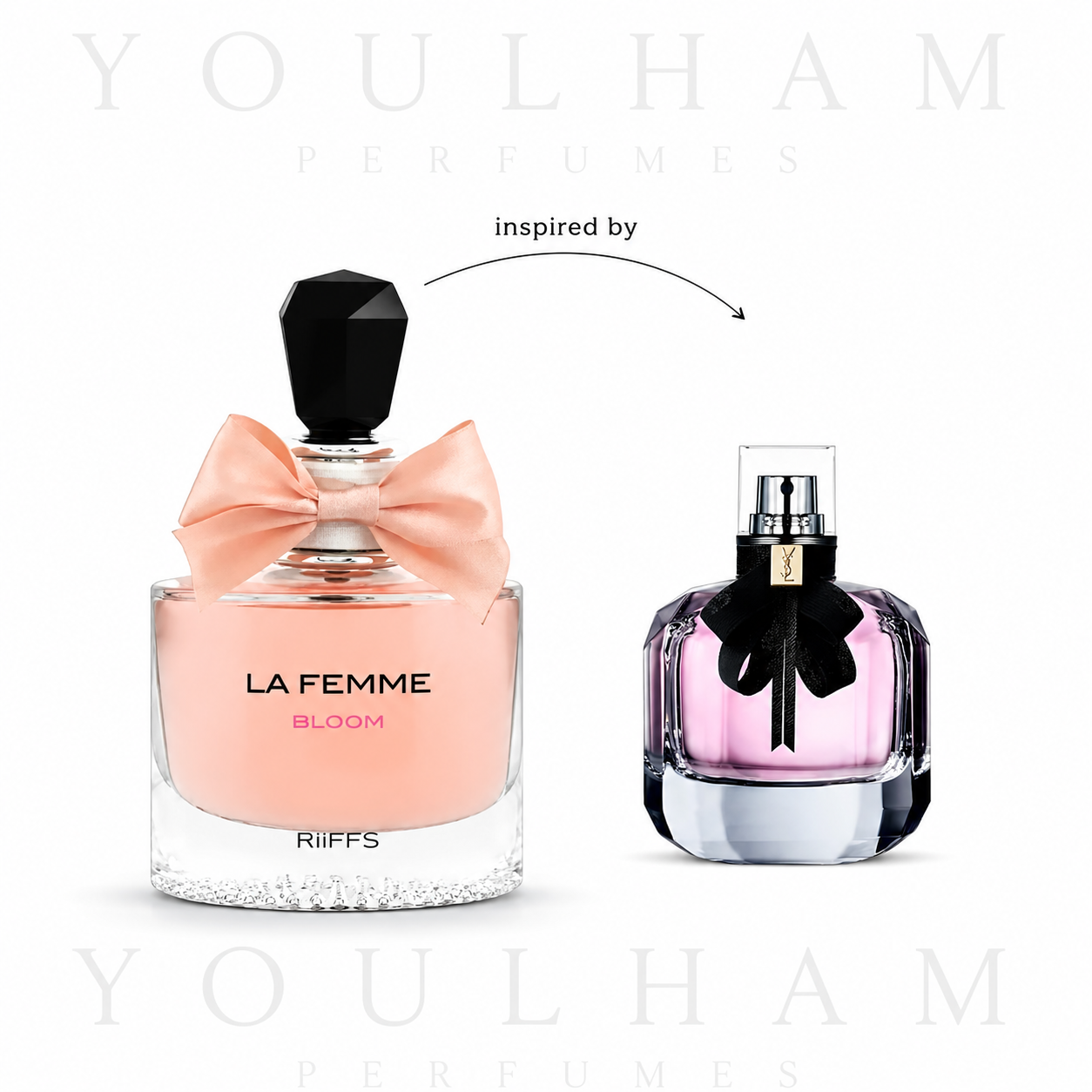 La Femme Bloom Riiffs, parfum fruité floral pour femme – Youlham Perfumes Maroc