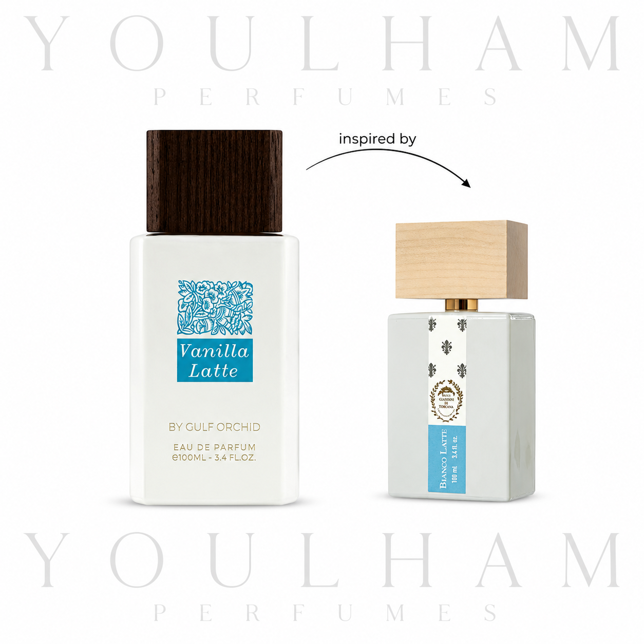 Vanilla Latte Gulf Orchid Eau de Parfum 100ml gourmand disponible au Maroc