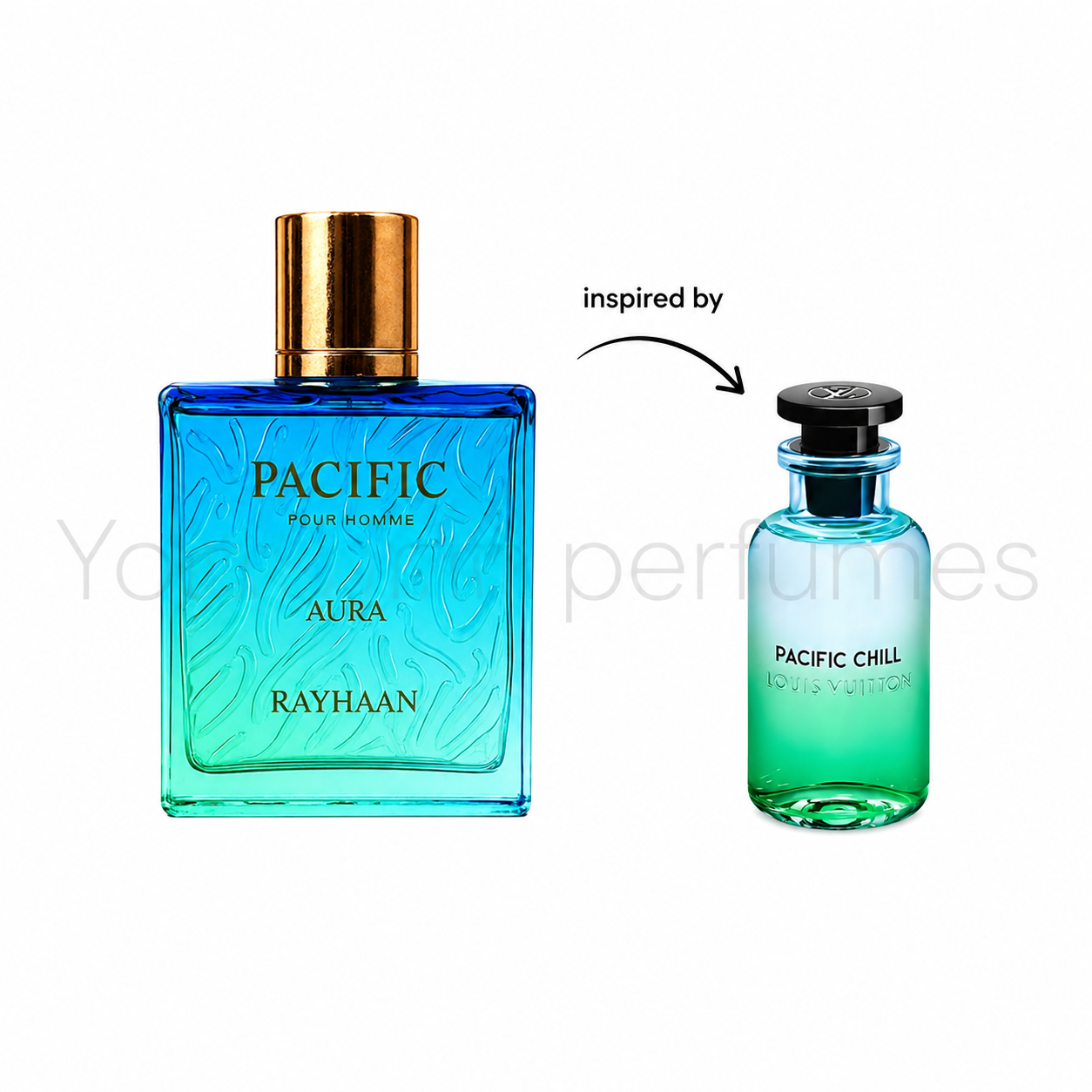 Pacific Aura Rayhaan Eau de Parfum 100ml pour homme disponible au Maroc