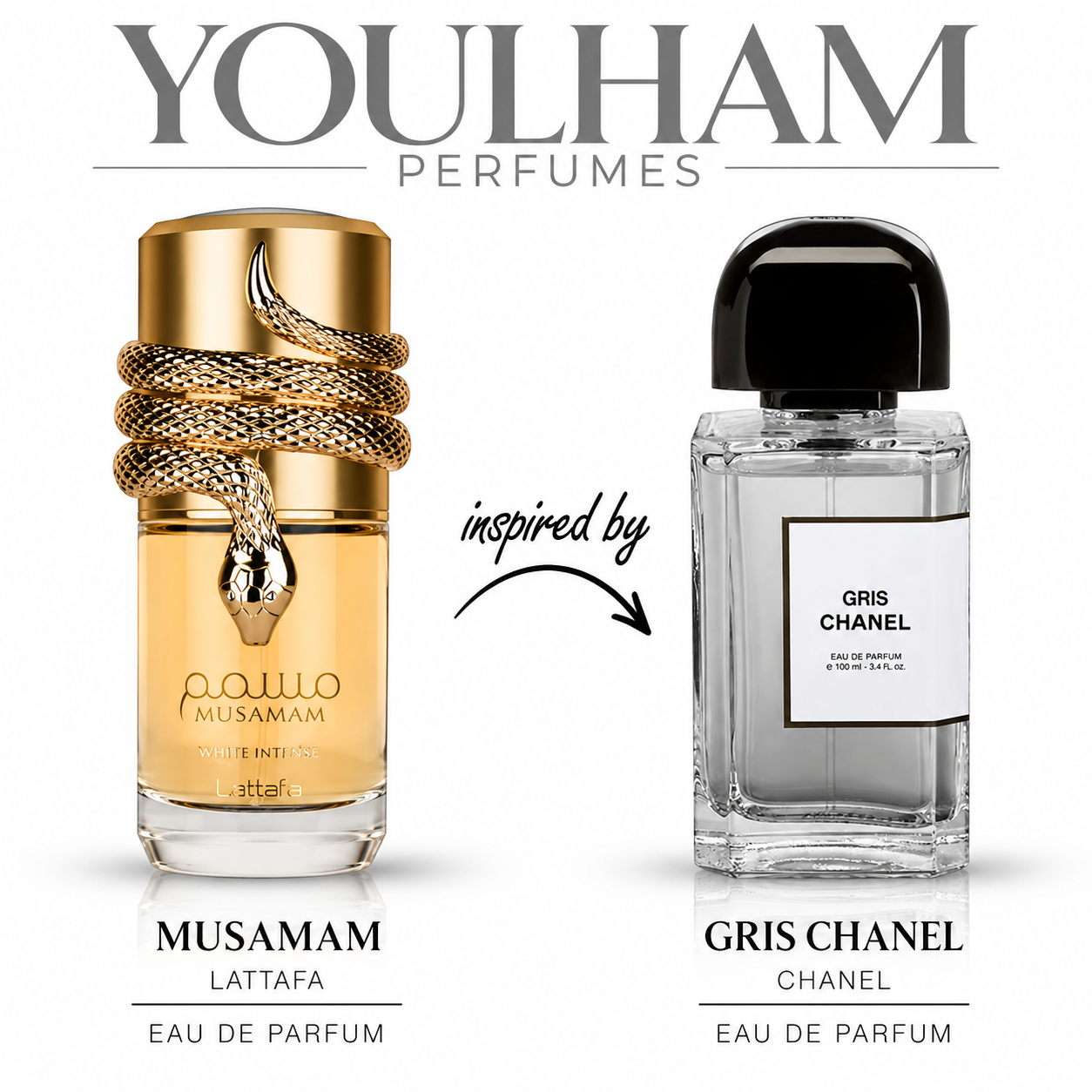 Musamam White Intense – Lattafa Eau de Parfum Mixte Oriental Floral