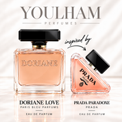 Doriane Love – Paris Bleu Eau de Parfum Femme Florale Fruitée