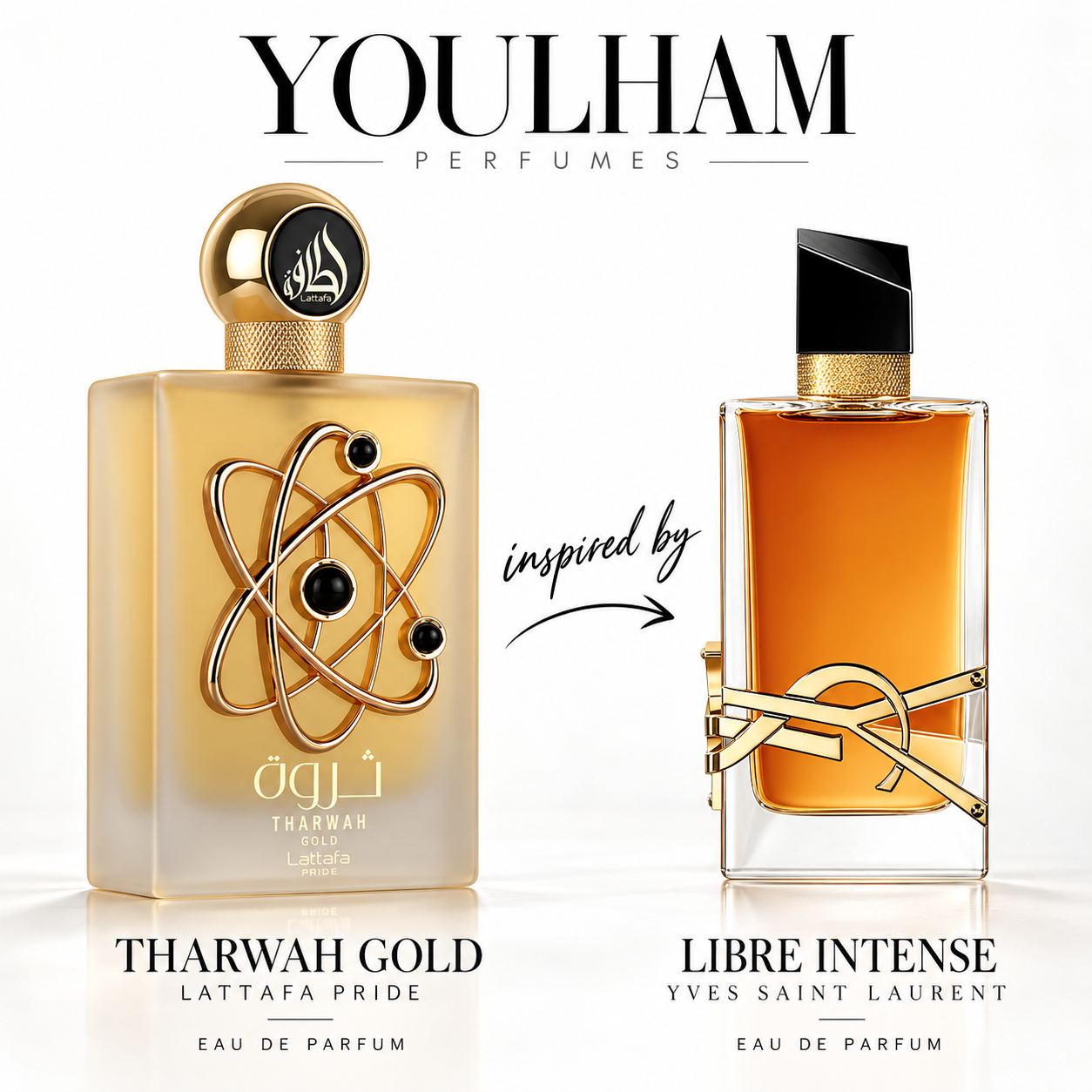 Tharwah Gold – Lattafa Eau de Parfum Femme Florale Sucrée