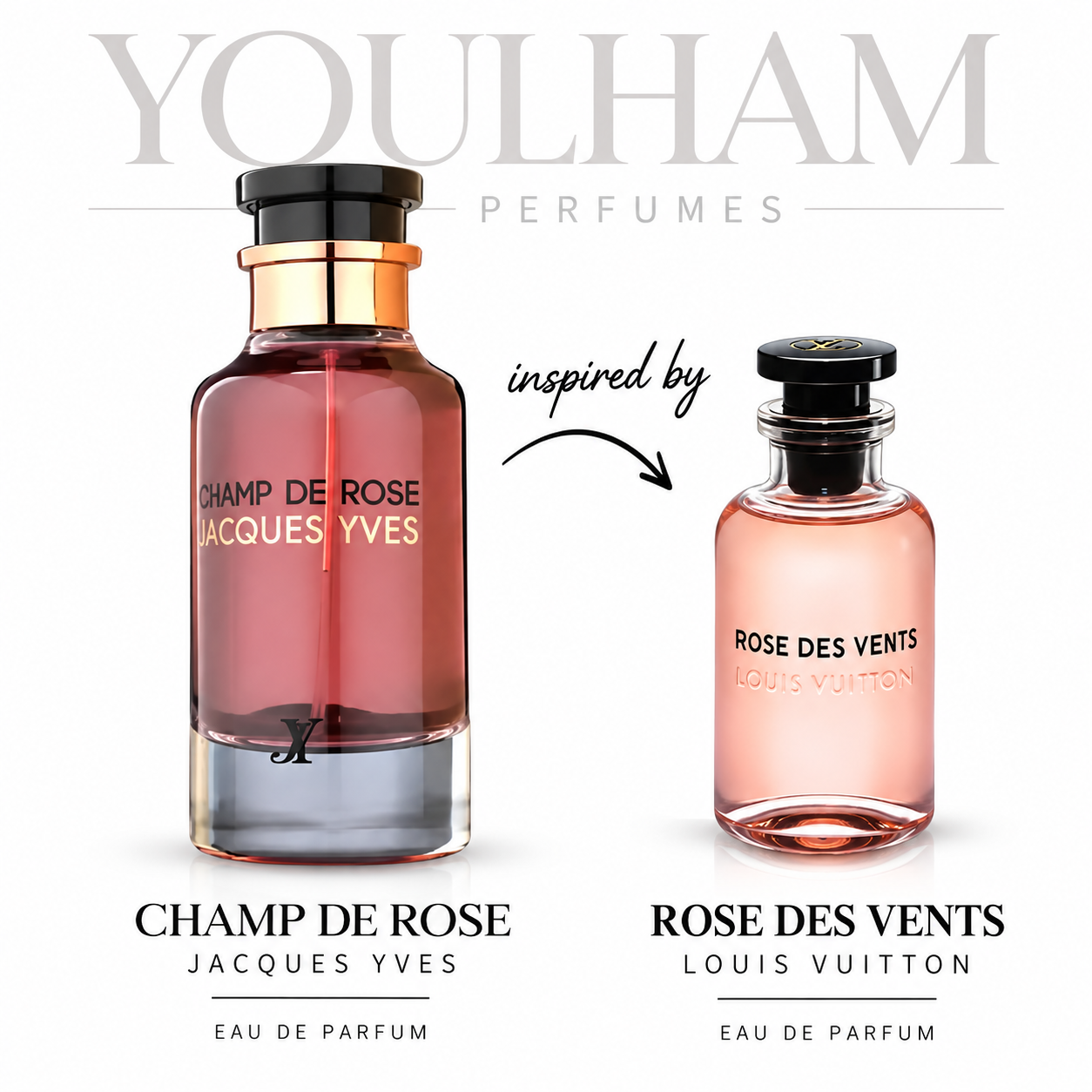 Champ de Rose – Jacques Yves Eau de Parfum Femme Florale Fruitée