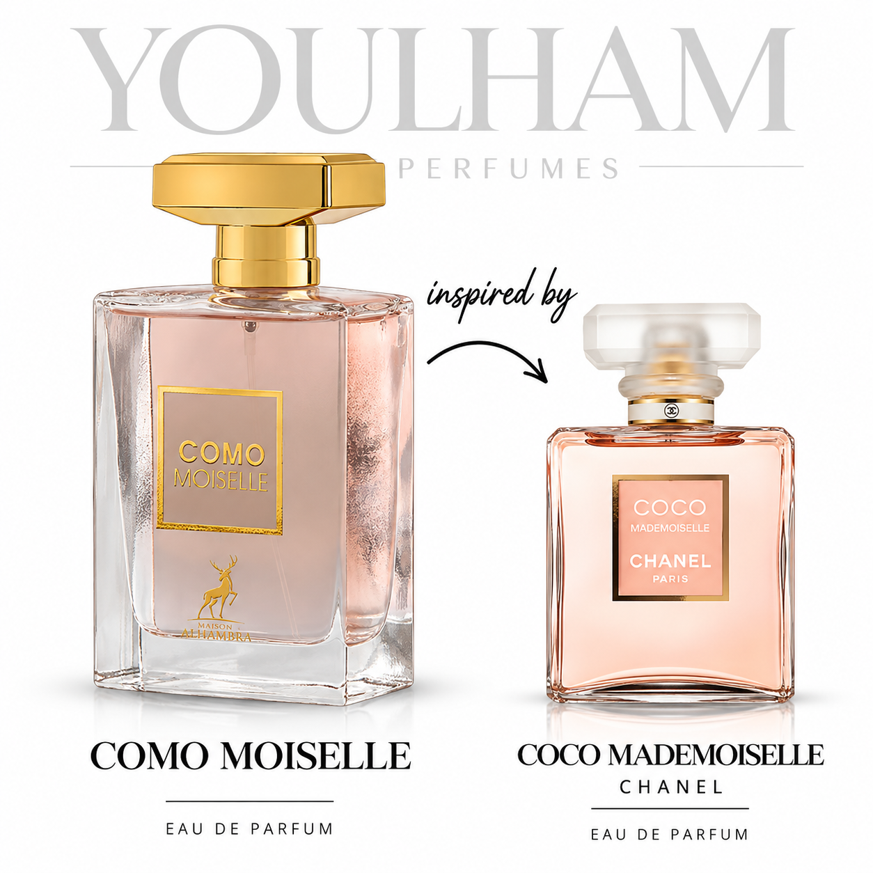 Como Moiselle – Maison Alhambra Eau de Parfum Femme Chyprée Florale
