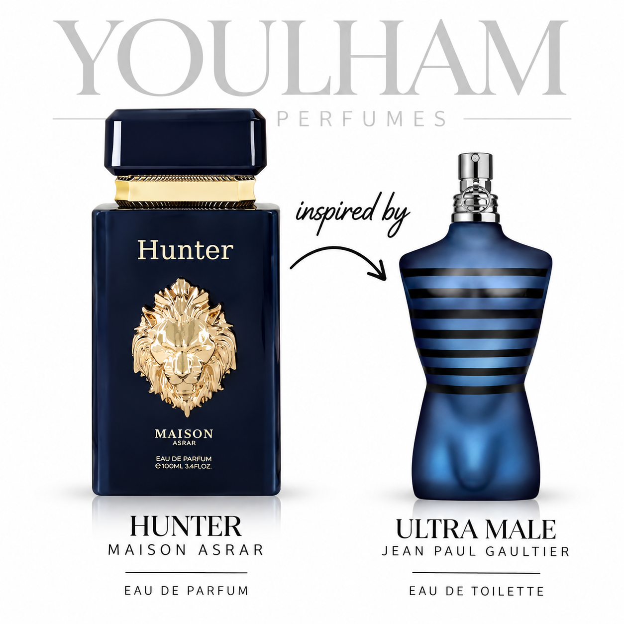 Hunter Maison Asrar – Eau de Parfum Oriental Fougère Homme