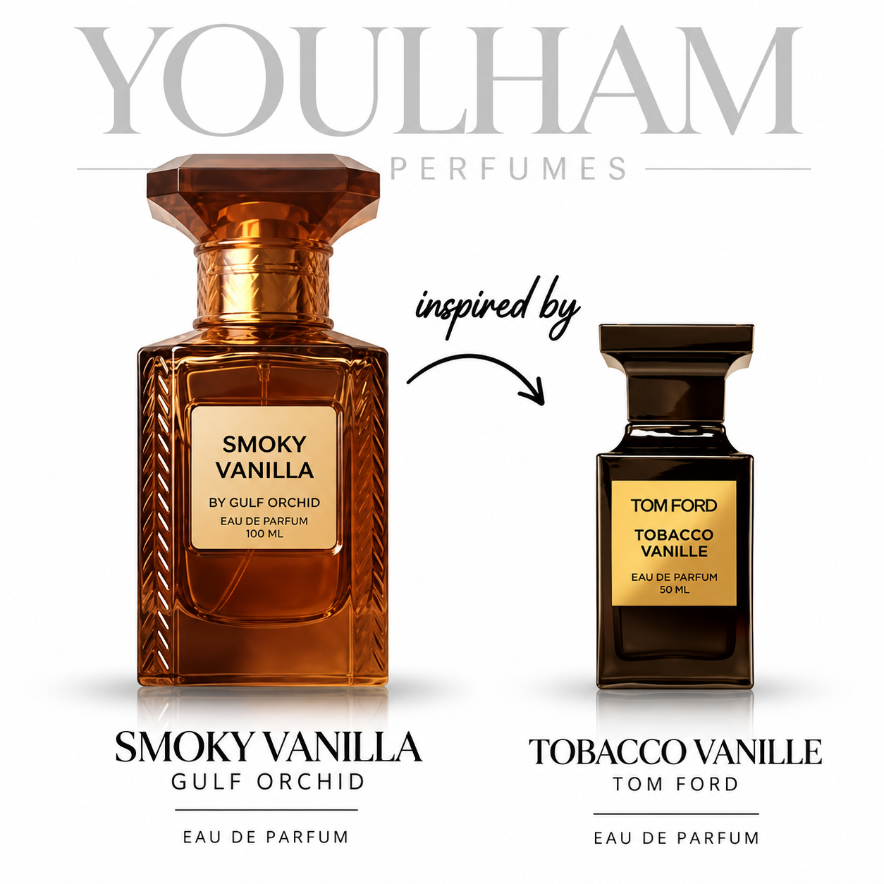 Smoky Vanilla – Gulf Orchid Eau de Parfum Mixte Oriental Boisé