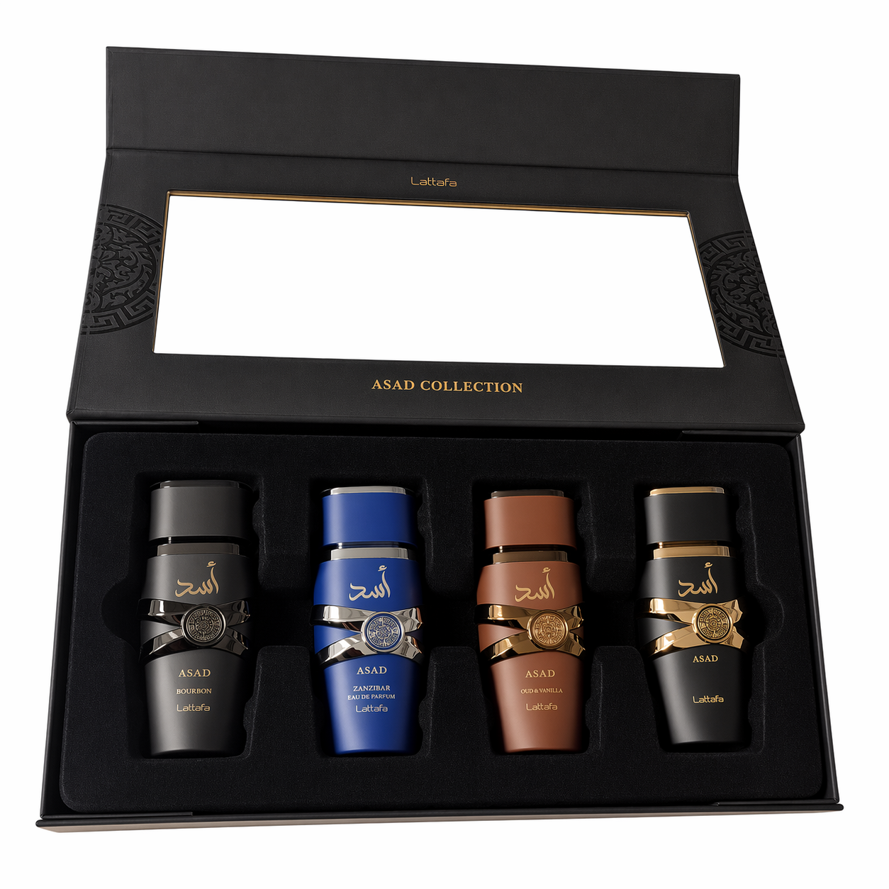 Pack Asad 25ml x4 Lattafa, coffret découverte – Youlham Perfumes Maroc