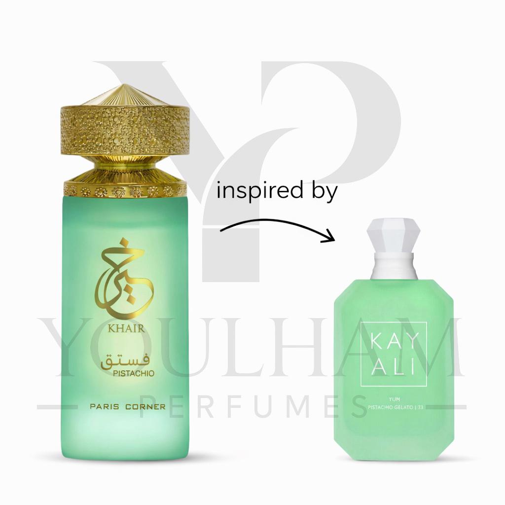 Khair Pistachio Paris Corner, parfum – Youlham Perfumes Maroc