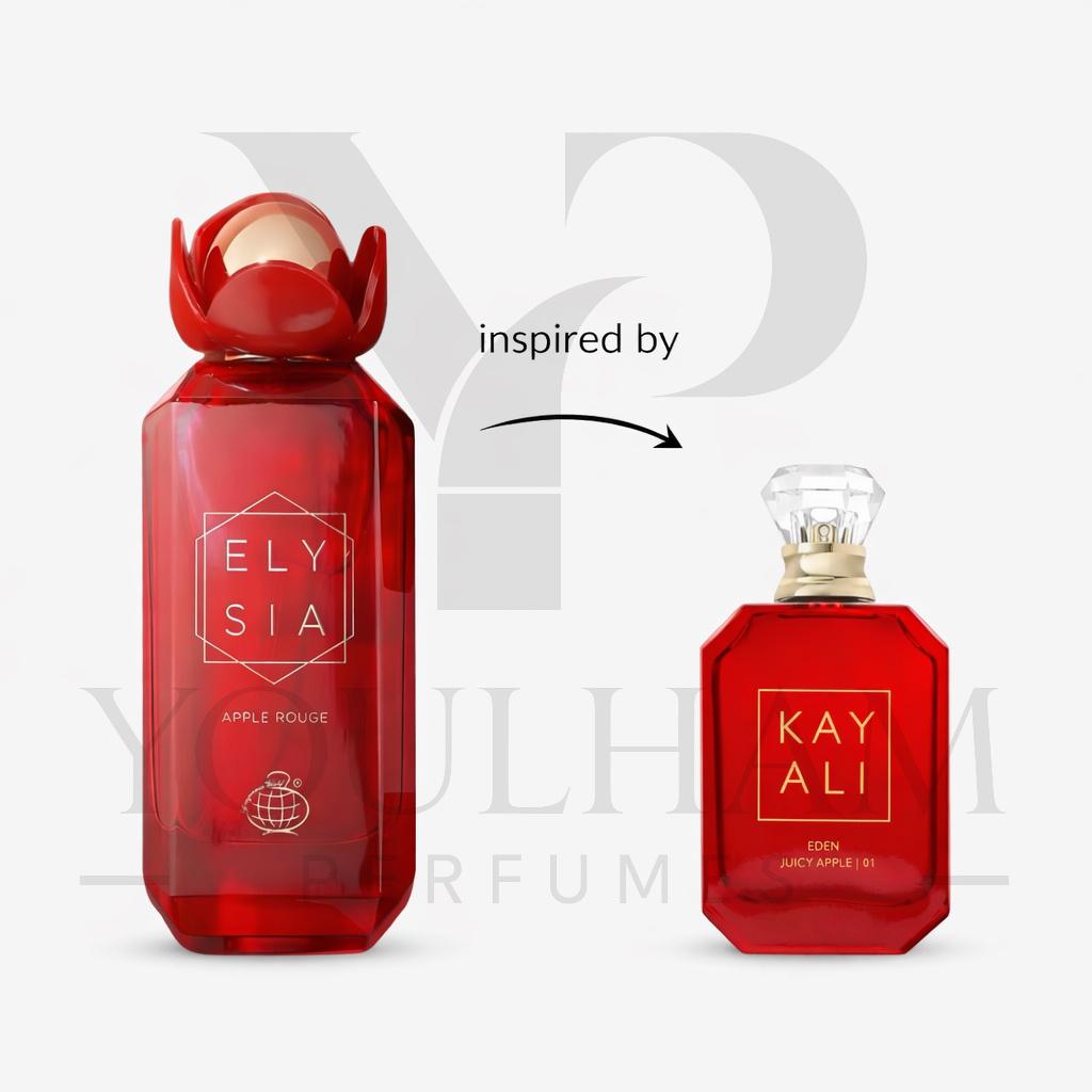 Elysia Apple Rouge Fragrance World, Eau de Parfum 100ml – Youlham Perfumes Maroc