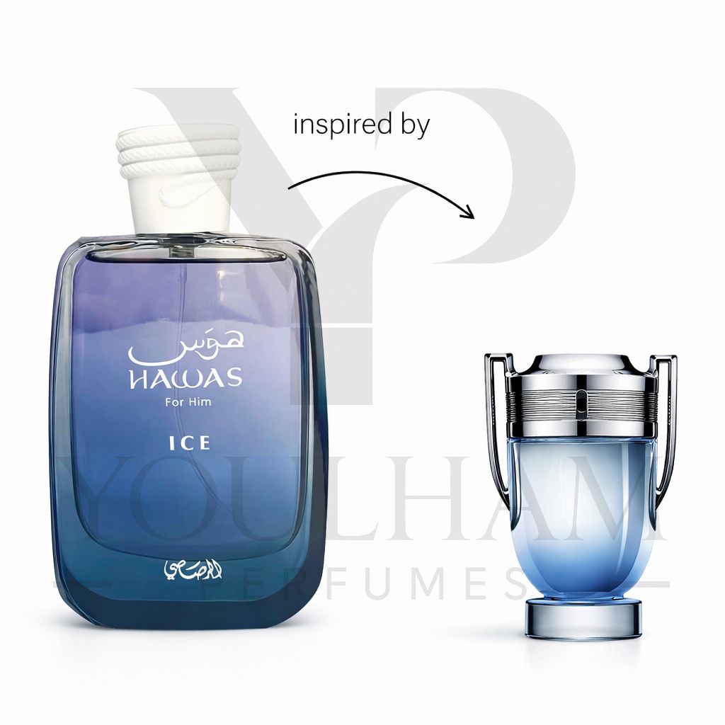 Flacon Hawas Ice Rasasi Eau de Parfum pour homme