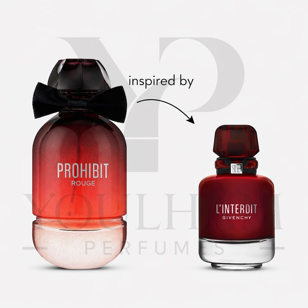 Prohibit Rouge Fragrance World, parfum – Youlham Perfumes Maroc