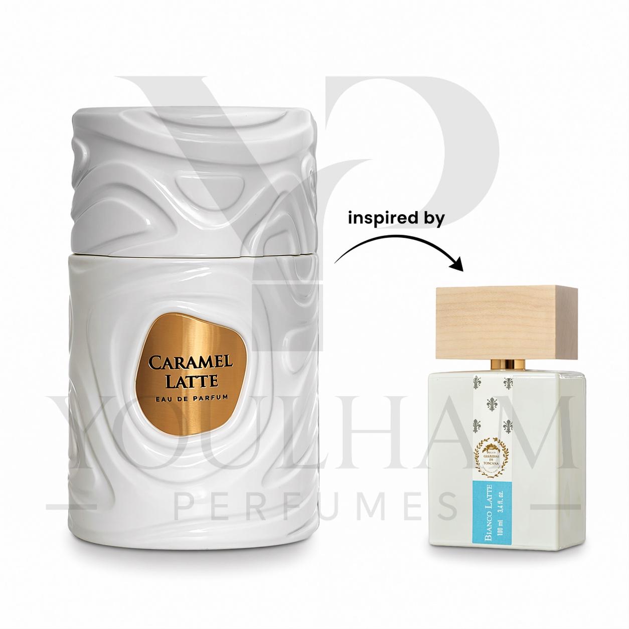 Flacon Caramel Latte Almas Eau de Parfum gourmand mixte
