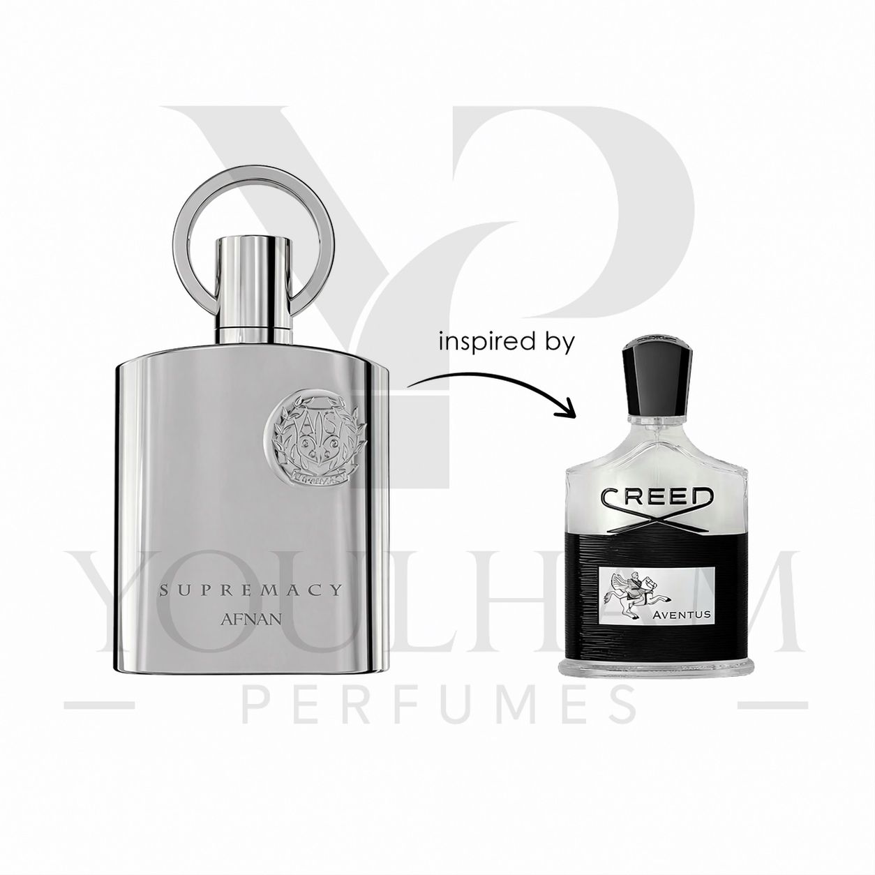 Supremacy Silver Afnan, parfum fruité floral ambré – Youlham Perfumes Maroc