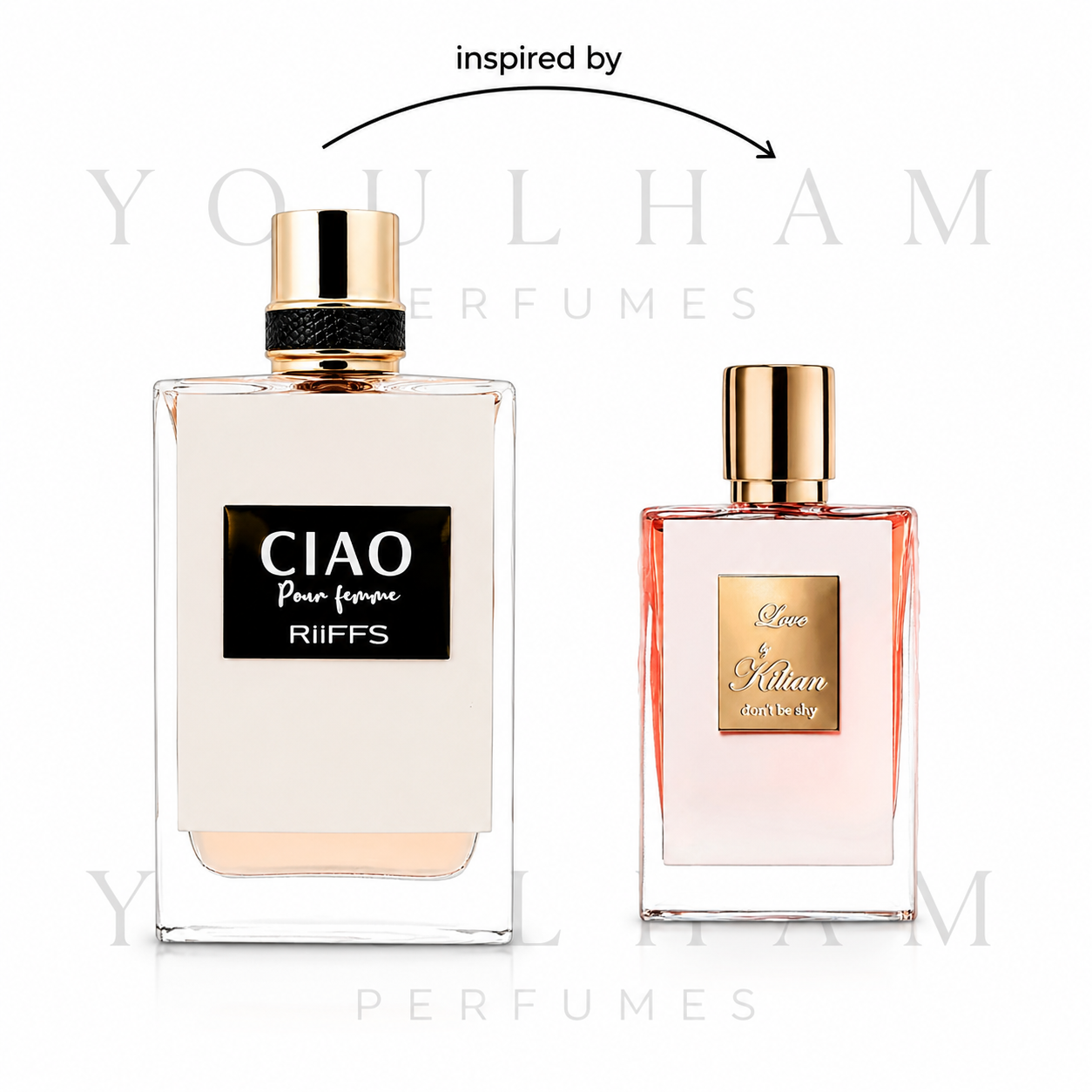 Flacon Ciao Riiffs Eau de Parfum florale gourmande pour femme