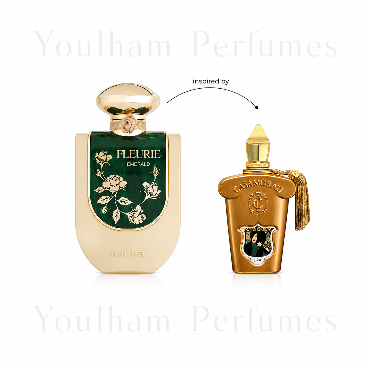 Flacon Fleurie Emerald Riiffs Eau de Parfum oriental vanillé gourmand mixte