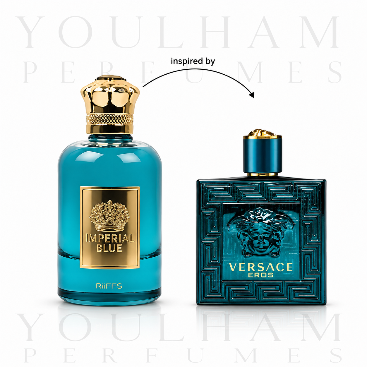 Imperial Blue Riiffs, parfum frais et boisé pour homme – Youlham Perfumes Maroc