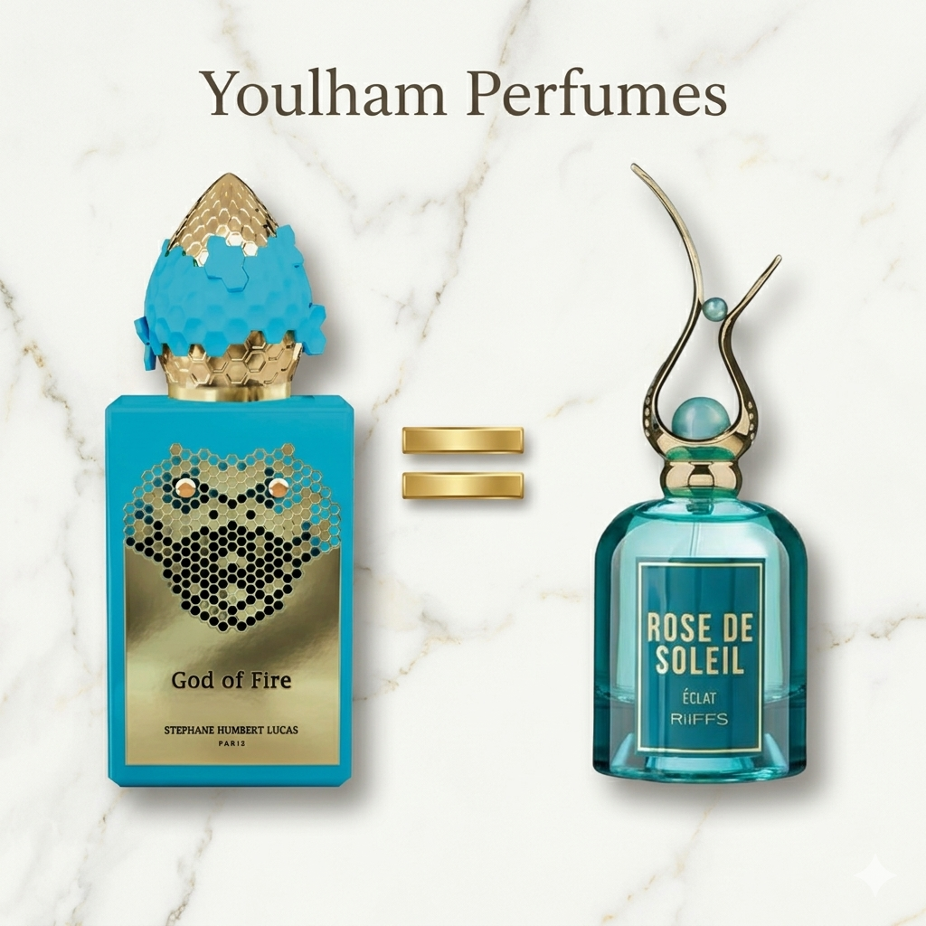 Rose de soleil Éclat Riiffs, parfum floral fruité – Youlham Perfumes Maroc