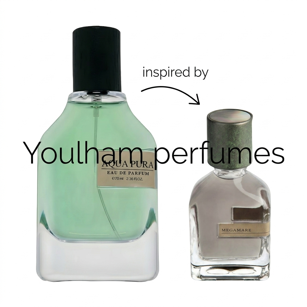 Flacon Aqua Pura Fragrance World Eau de Parfum pour homme