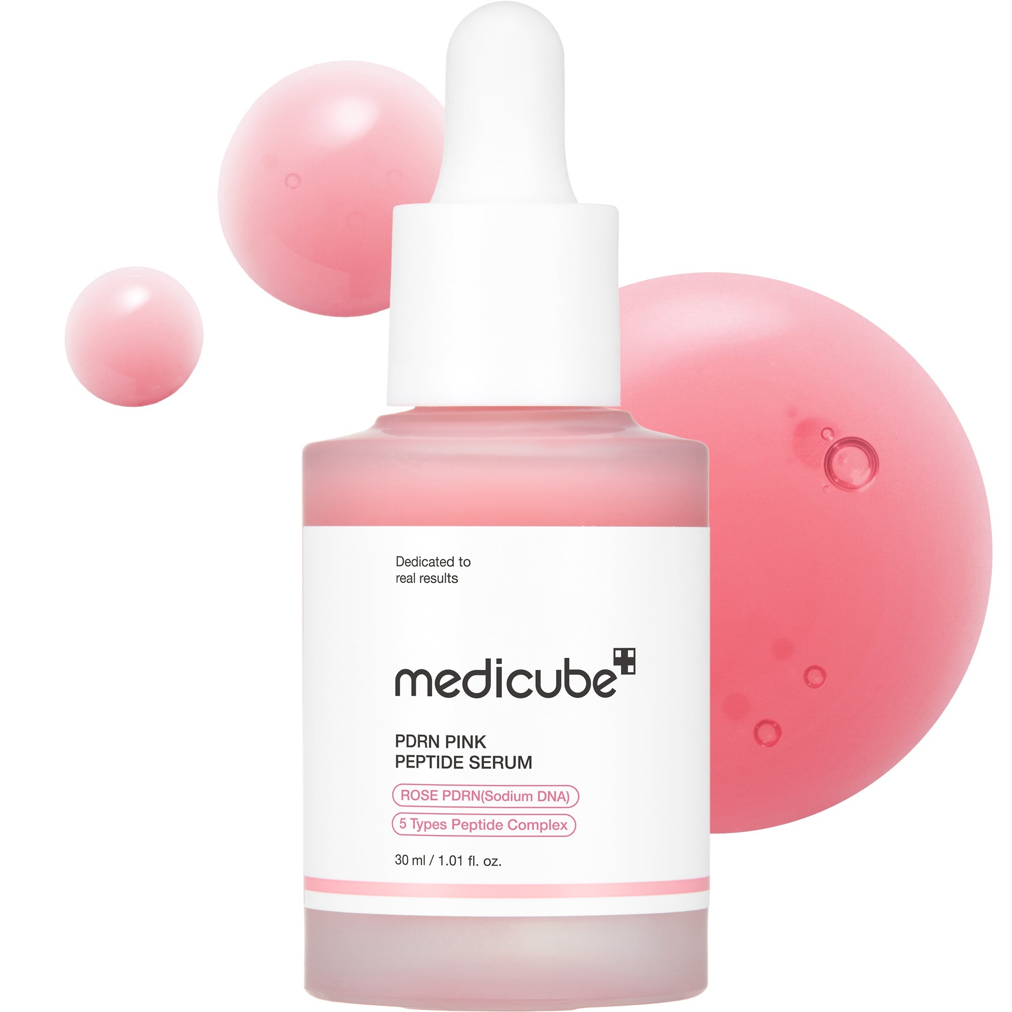 Medicube PDRN Pink Peptide Serum 30 ml – sérum éclat PDRN et peptides Maroc