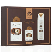 Vintage Radio 3 Piece Gift Set, coffret cadeau – Youlham Perfumes Maroc