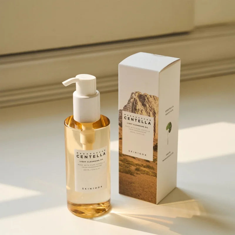 SKIN1004 Madagascar Centella Light Cleansing Oil – Huile Démaquillante Légère à la Centella – 200 ml