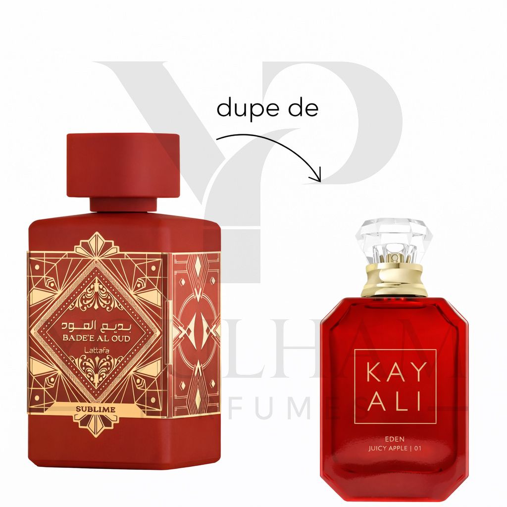 Flacon Bade'e Al Oud Sublime Lattafa Eau de Parfum boisé aromatique mixte