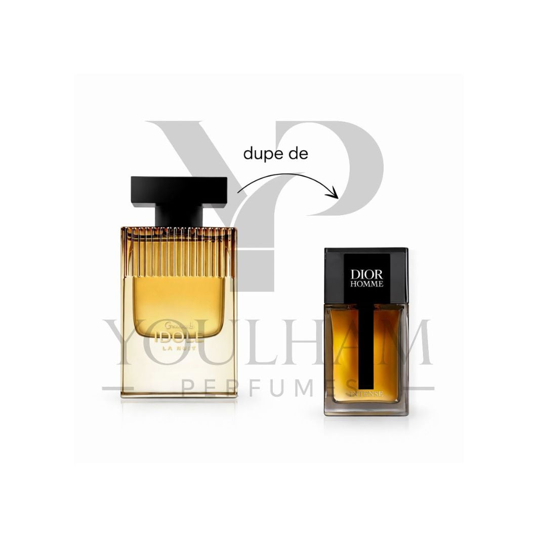 Idole La Nuit – Gemina B, parfum oriental boisé pour homme – Youlham Perfumes Maroc