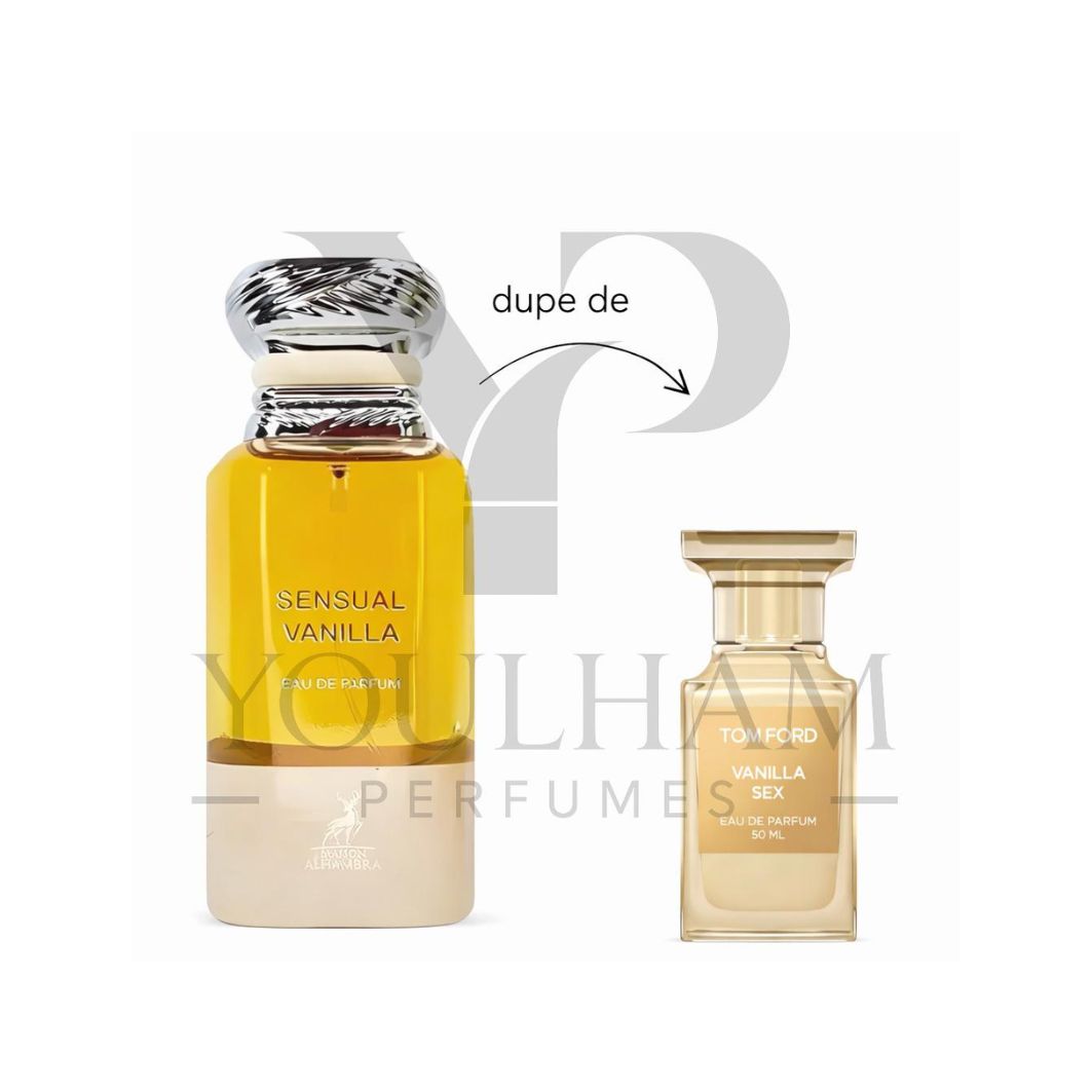 Sensual Vanilla Maison Alhambra, parfum oriental vanillé – Youlham Perfumes Maroc