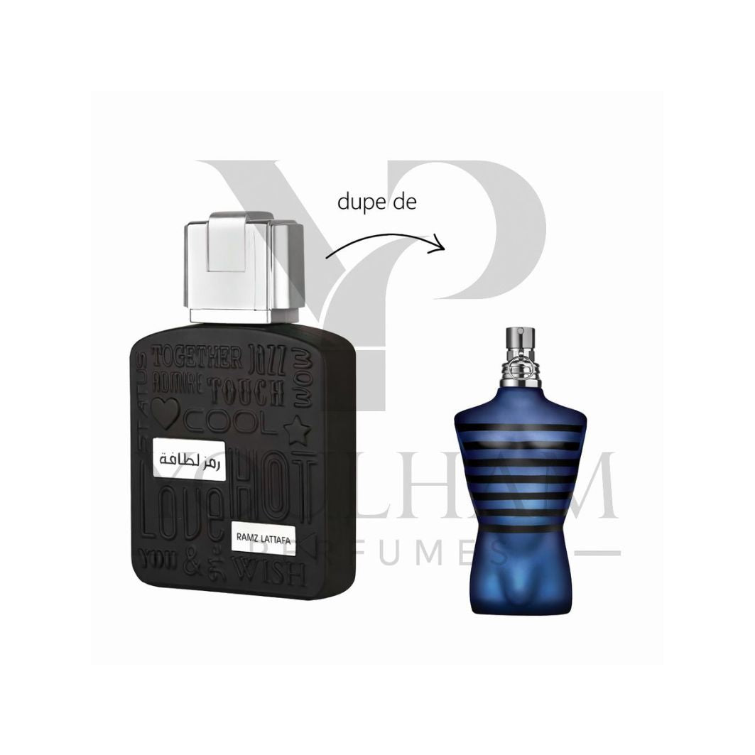 Ramz Lattafa Silver, parfum oriental vanillé – Youlham Perfumes Maroc