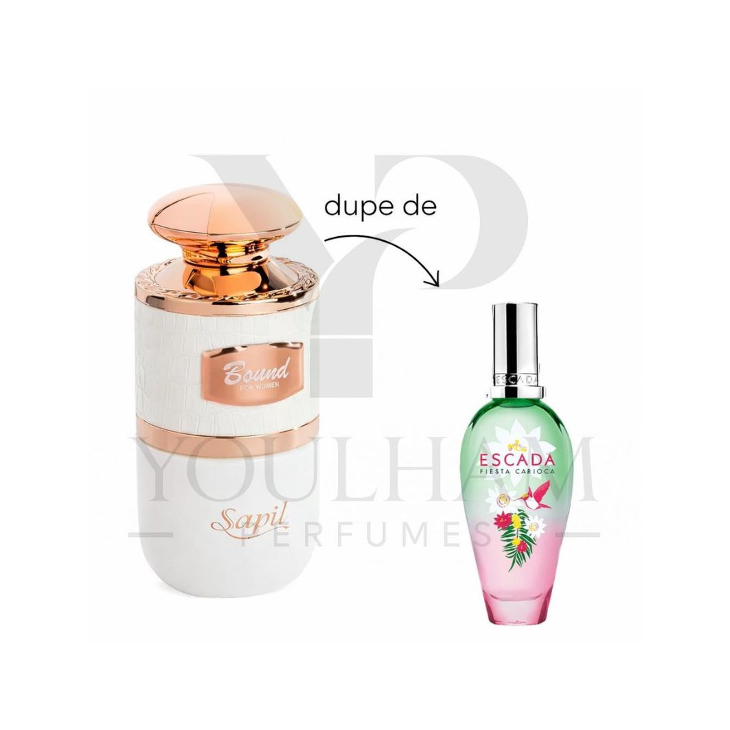 Flacon Bound For Women Sapil Eau de Parfum florale fruitée pour femme