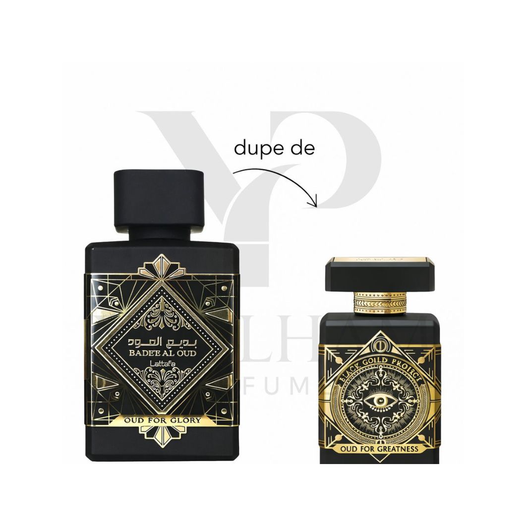 Flacon Bade'e Al Oud Oud for Glory Lattafa Eau de Parfum oriental boisé mixte