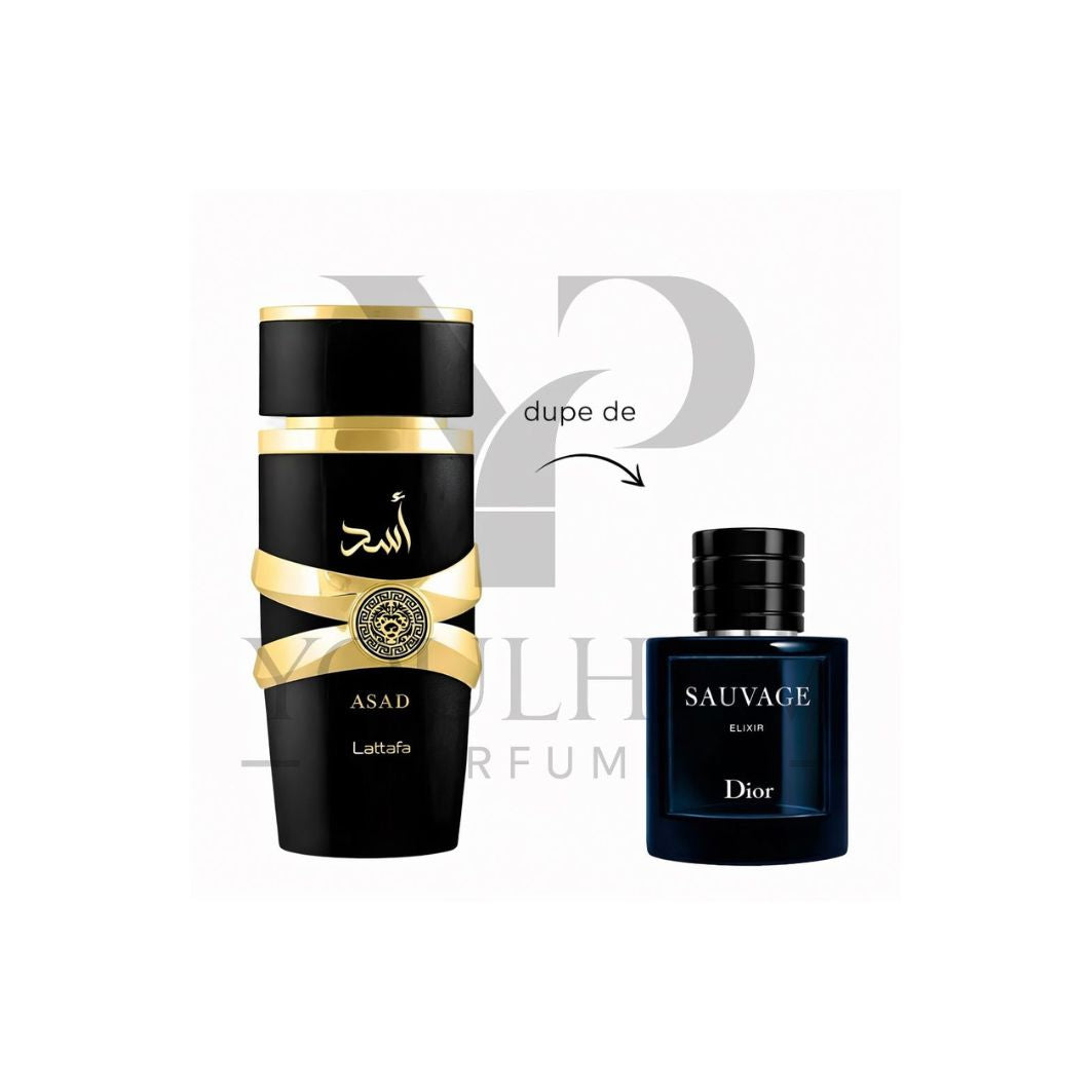 Flacon Asad Lattafa Eau de Parfum oriental épicé pour homme
