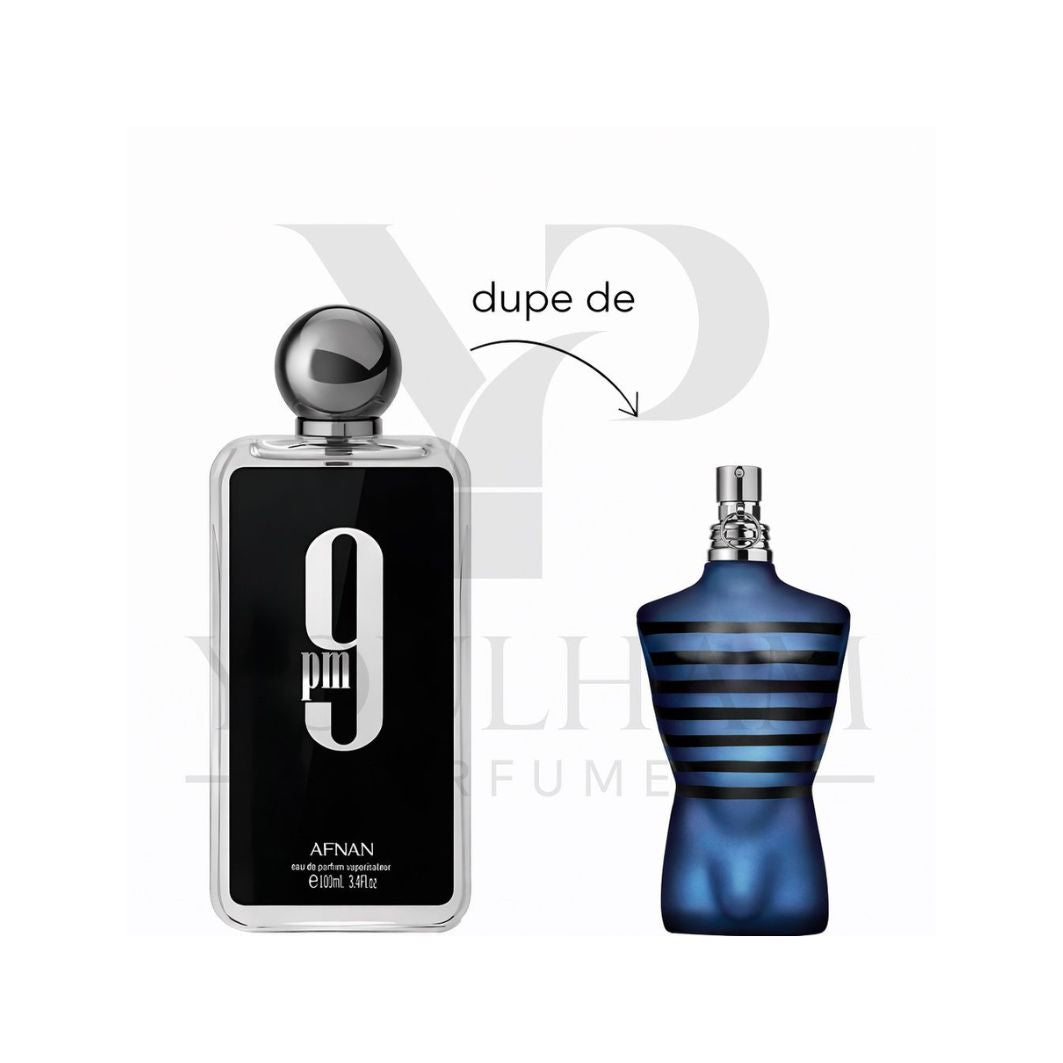 Flacon 9PM Afnan Eau de Parfum oriental vanillé pour homme