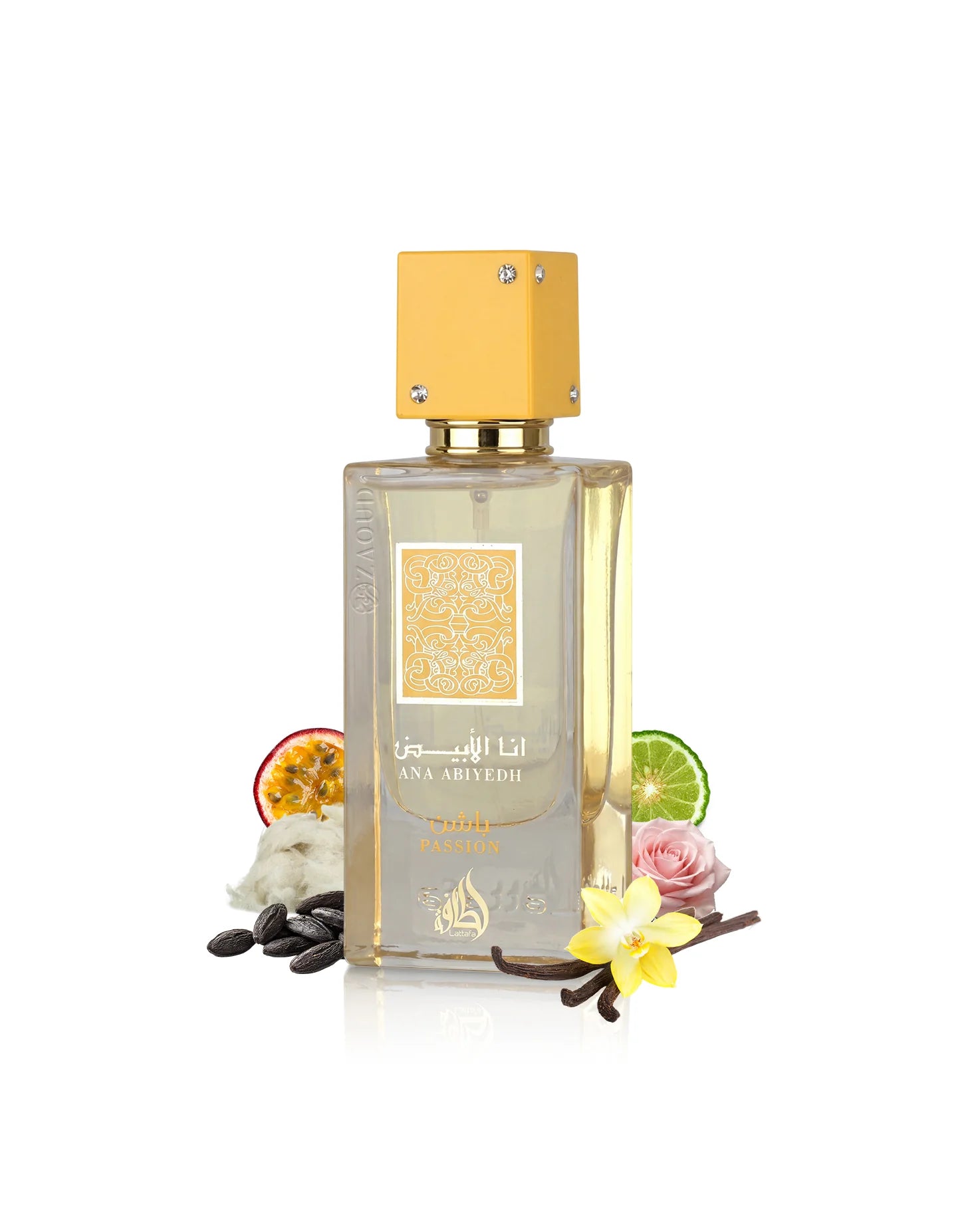 Flacon Ana Abiyedh Passion Lattafa Eau de Parfum fruité vanillé pour femme